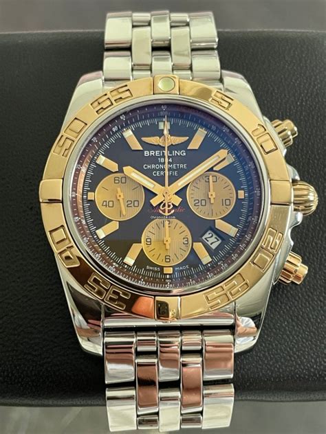 breitling watches two tone|breitling two tone chronomat.